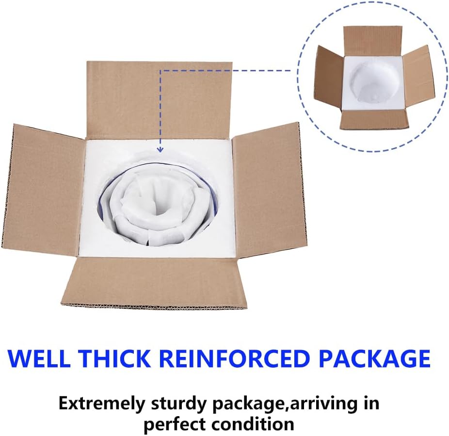 Blue and White Planters, Succulent Pots Ceramic Plant Pots Indoor with Drainage for Home Décor - Set of 3